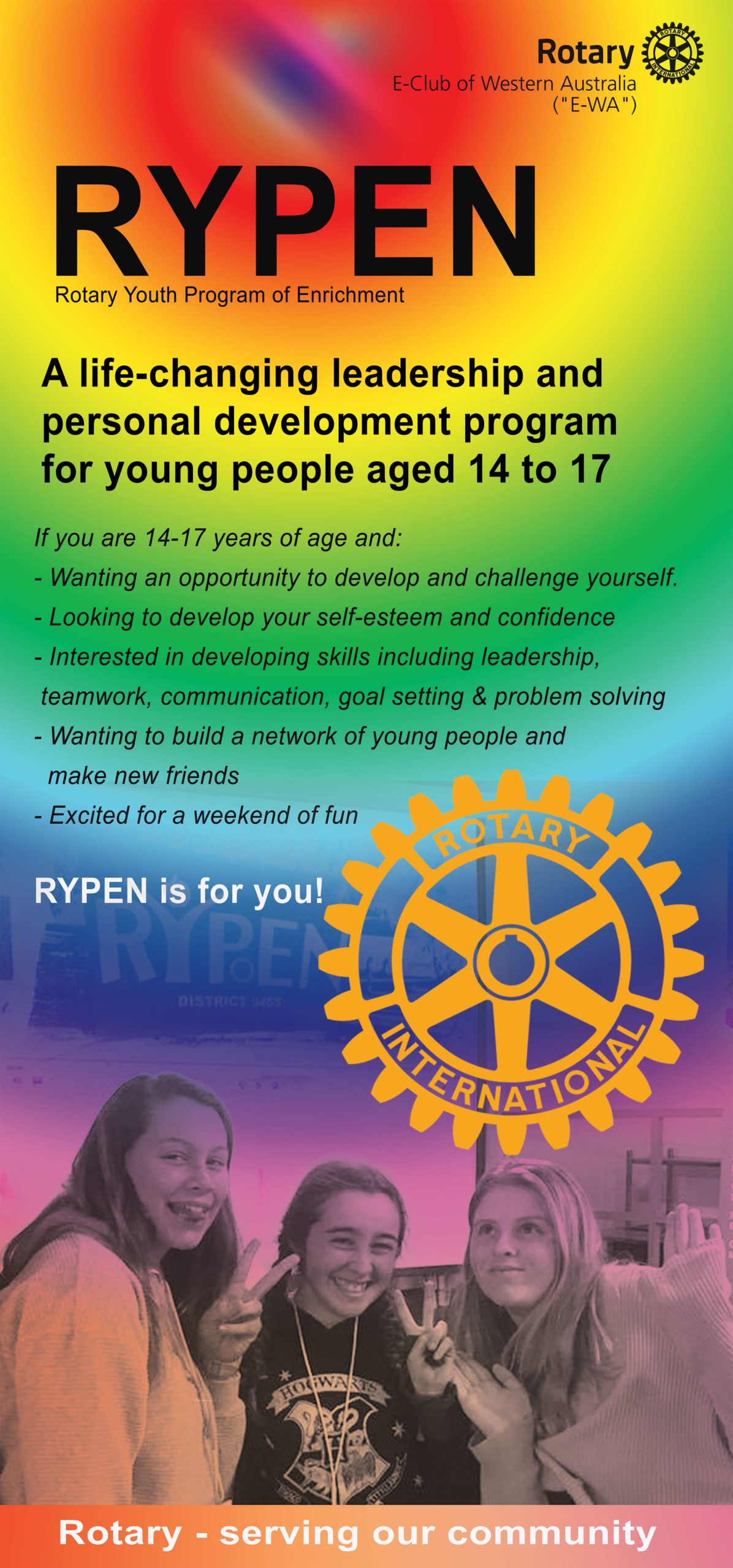 the banner we use to promote the RYPEN youth development program
